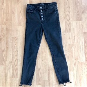 High Waist Skinny Black Jeans